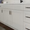 Brookings Shaker Unassembled Wall Kitchen Cabinet W2430, 24 W x 12 D x 30 H, Painted White, Solid Wood, Design House, 561720