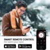 Silonn 50″ Electric Fireplace Heater with App & Remote Control, 5300 BTU Heat Output, Ultra-Slim Wall-Mounted or Recessed Electric Fireplace Inserts with Timer, 20 Flame Colors,SLELF02B-50