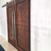 12 Inch Stainless Steel Sliding Door Handle Matte Black Painted Finish, Modern Front Door Push Pull Handle for Commercial Glass Home Fiberglass Wooden Barn Doors Shower Door, Rectangular Flat Bar