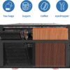 Simple Trending Coffee Pod Holder for K Cups, with 2 Tier Slidng Storage Drawer and Coffee Accessories Holder, 63 Large or 80 Small Capsule Organizer, Black