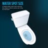 TOTO Drake Two-Piece Elongated 1.6 GPF TORNADO FLUSH Toilet with CEFIONTECT, Cotton White - CST776CSG#01
