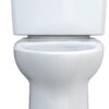 TOTO Drake Two-Piece Elongated 1.6 GPF TORNADO FLUSH Toilet with CEFIONTECT, Cotton White - CST776CSG#01