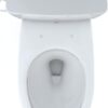TOTO Drake Two-Piece Elongated 1.6 GPF TORNADO FLUSH Toilet with CEFIONTECT, Cotton White - CST776CSG#01