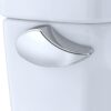 TOTO Drake Two-Piece Elongated 1.6 GPF TORNADO FLUSH Toilet with CEFIONTECT, Cotton White - CST776CSG#01