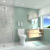 TOTO Drake Two-Piece Elongated 1.6 GPF TORNADO FLUSH Toilet with CEFIONTECT, Cotton White - CST776CSG#01