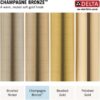 Delta Faucet Nicoli 14 Series Single-Handle Tub and Shower Trim Kit, Gold Shower Faucet with 6-Spray H2Okinetic Hand Held Shower Head with Hose, Champagne Bronze 144749-CZ-HS (Shower Valve Included)