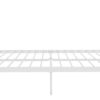 Novogratz Bushwick Metal Bed, Modern Design, Queen Size - Off White