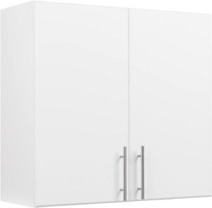 Prepac Elite 32" Wall Cabinet, White Storage Cabinet, Bathroom Cabinet, Pantry Cabinet with 1 Adjustable Shelf 12" D x 32" W x 30" H, WEW-3230