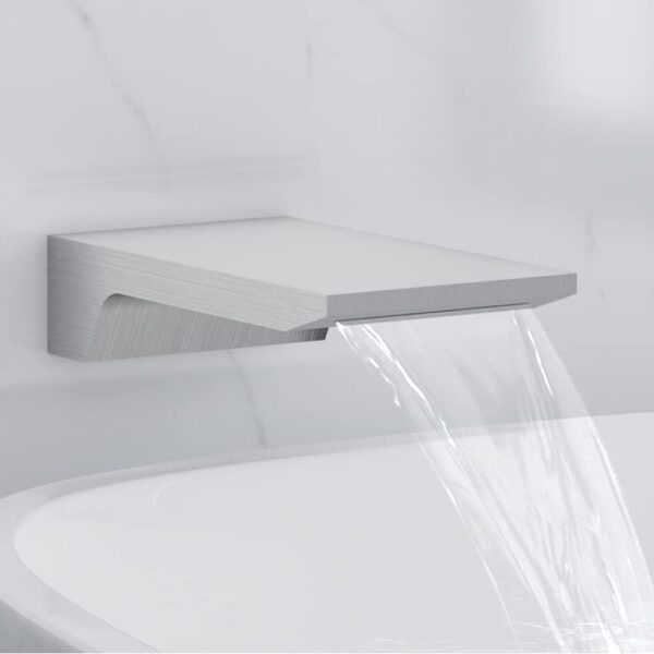 Gabrylly Shower System with Tub Spout, Wall Mounted Tub Shower Faucet Set for Bathroom with High Pressure 10" Rain Shower head and 3-Setting Handheld Shower Head Set,Brushed Nickel