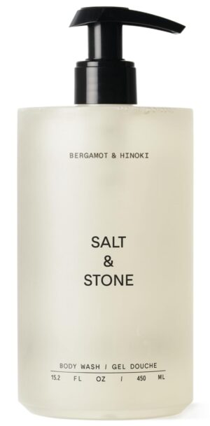 Salt & Stone Body Wash with Antioxidants for Deep Moisture | For Women & Men, Sulfate, Paraben, & Dye Free, Leaving Skin Soft and Hydrated