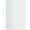 Wall Kitchen Cabinet 15 in. W x 12 in. D x 42 in. H in Shaker White Ready to Assemble