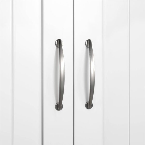 Yaheetech Bathroom Wall Cabinet, Kitchen Storage Cupboard Cabinet with 2 Doors, Wall Mount Storage Cabinet for Bathroom, Kitchen, Living Room, White