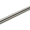 48 Inches Single-Sided Stainless Steel Door Handle Brushed Nickel Satin Finish, Modern Front Door Handle for Wooden Glass Metal Interior Exterior Door Barn Door Sliding Doors, 4' Long Round Shaped Bar
