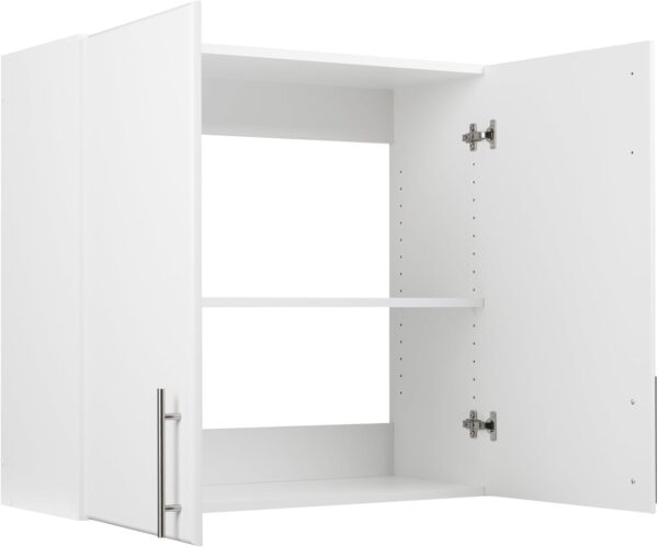 Prepac Elite 32" Wall Cabinet, White Storage Cabinet, Bathroom Cabinet, Pantry Cabinet with 1 Adjustable Shelf 12" D x 32" W x 30" H, WEW-3230