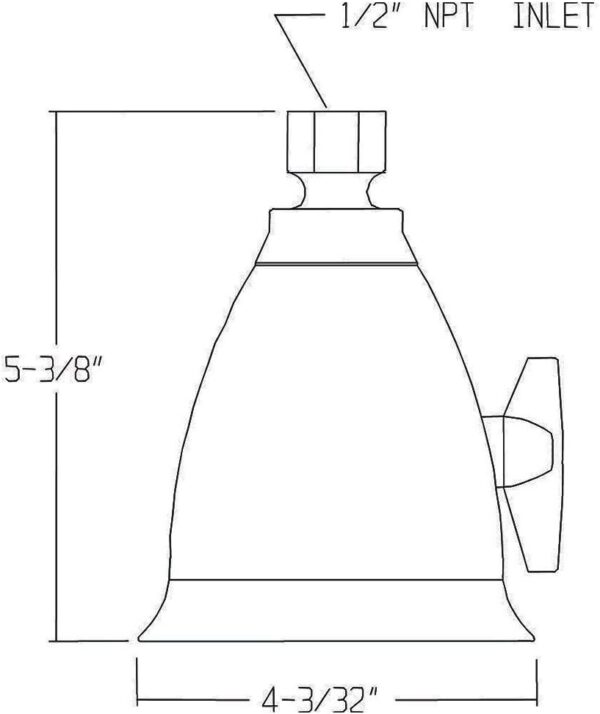 Speakman S-2005-HB-BC Hotel Anystream High Pressure 2.5 GPM Adjustable Shower Head, Brushed Chrome