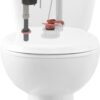 Fluidmaster K-400H-039 High Performance Toilet Fill Valve with 2-Inch Adjustable Toilet Flapper Kit