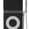 RUMOSE Matte Black Shower Panel Tower System, 5-Function Shower Faucet Set LED Light Rainfall Shower Head Digital Display with Massage Jets Tub Spout Shower Shelves, Stainless Steel, Wall Mount