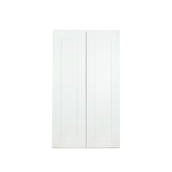 Wall Kitchen Cabinet 24 in. W x 12 in. D x 42 in. H in Shaker White Ready to Assemble