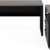 Tribesigns Office Computer Desk with Cabinet Sets,55 inches Executive Desk with Mobile File Cabinet Drawers Shelves for Home Office Furniture (1 Desk + 1 Cabinet)