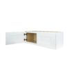 Wall Kitchen Cabinet 36 in. W x 12 in. D x 12 in. H in Shaker White Ready to Assemble