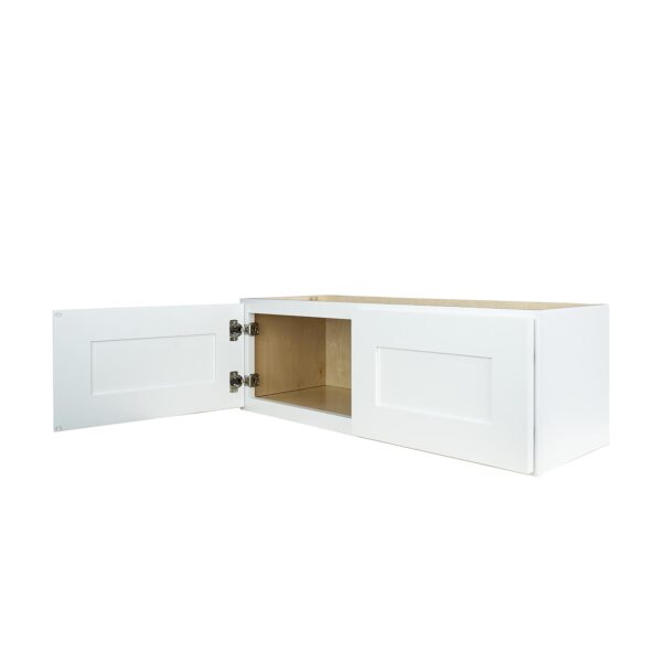 Wall Kitchen Cabinet 36 in. W x 12 in. D x 12 in. H in Shaker White Ready to Assemble