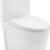 Swiss Madison SM-1T254 St. Tropez One Piece Toilet Dual Tornado Flush 0.8/1.28 GPF with Soft Closing Seat, Comfort Height
