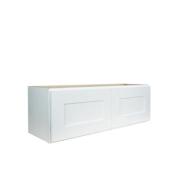 Wall Kitchen Cabinet 36 in. W x 12 in. D x 12 in. H in Shaker White Ready to Assemble