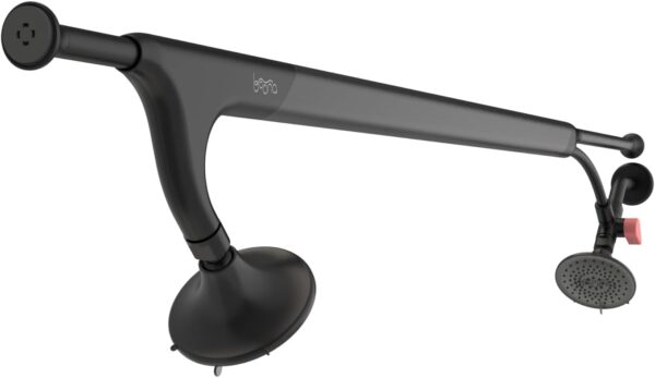 Tandem Shower by Boona - Dual Shower Head for Couples, High Pressure Double Shower Heads with 3 Flow Settings (Two Showerheads, Midnight Black)