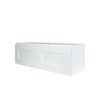 Wall Kitchen Cabinet 36 in. W x 12 in. D x 12 in. H in Shaker White Ready to Assemble