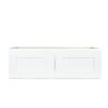 Wall Kitchen Cabinet 36 in. W x 12 in. D x 12 in. H in Shaker White Ready to Assemble