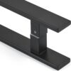 Ranbo 48 Inch Commercial Grade-304 Stainless Steel Modern Contemporary Entry Door Handle Bar Ladder Pull Shower Glass Sliding Barn Door Interior Exterior Door Pull Push, Matte Black