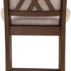New Classic Furniture Amy 5-Piece Counter Dining Table Set, Cherry Brown