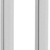 Door Pull Handles 24inch Square Solid Standoffs Heavy-Duty Commercial Grade-304 Stainless Steel Modern Commercial Interior Exterior Door Pull Push Two Side Glass Barn Door Handle Brushed Finish