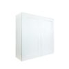 Wall Kitchen Cabinet 30 in. W x 12 in. D x 36 in. H in Shaker White Ready to Assemble