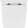 Swiss Madison SM-1T257 Sublime II Compact 24" Length One Piece Toilet Dual Flush 1.1/1.6 GPF with Side Holes, Glossy White