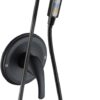 51pAu7adhNL._AC_SL1500_.jpg Cobbe Mattle Black Shower Faucet Set with Valve, Shower Valve with 7-Spray Filtered Black Shower Head with Handle Set, Shower System with Rain Shower and Handled, Trim Kit(Valve Included)