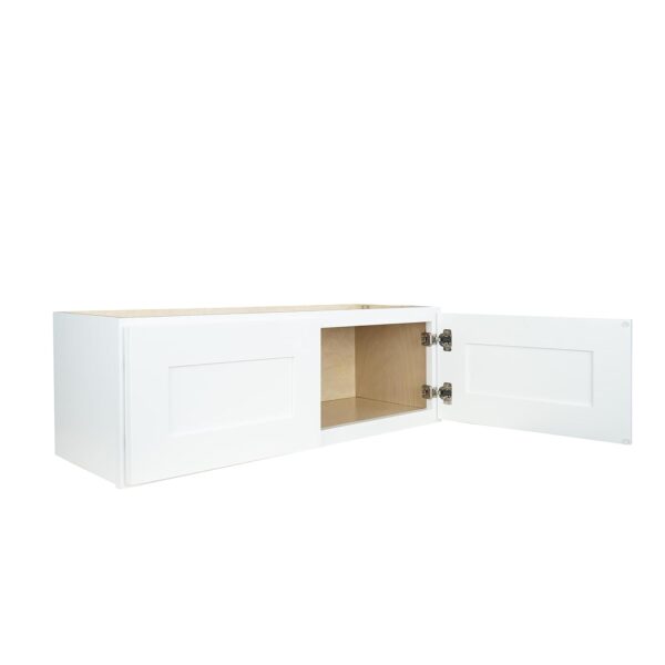 Wall Kitchen Cabinet 36 in. W x 12 in. D x 12 in. H in Shaker White Ready to Assemble