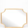 Best Home Fashion Mirror (30" W x 40" L, Golden)
