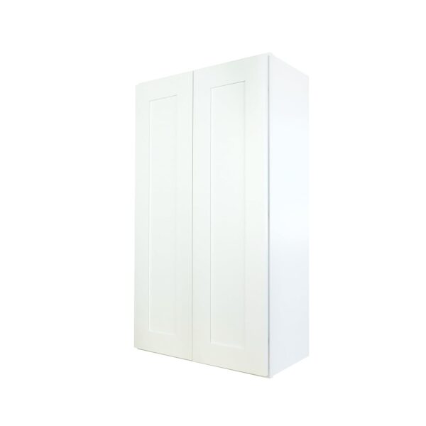 Wall Kitchen Cabinet 24 in. W x 12 in. D x 42 in. H in Shaker White Ready to Assemble