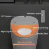 EPLO Smart Toilet,One Piece Bidet Toilet for Bathrooms,Modern Elongated Toilet with Warm Water,Dual Auto Flush,Foot Sensor Operation,Heated Bidet Seat,Electric Tankless Toilets with LED Display E16