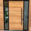 Square Rectangle Flat Shape Bar Stainless Steel Modern Contemporary Entry Door Handle Bar Pull Shower Glass Sliding Barn Door Interior Exterior Door Pull Push Modern Finish. (Black 60 Inch)