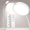 LED Floor Lamp, Height Adjustable Floor Lamps for Living Room, Super Bright Standing Lamp with Timer, Adjustable Colors & Brightness Floor lamp for Bedroom with Remote & Touch Control, White