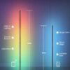 2PCS RGB Floor Lamp, Bluetooth APP and Remote Control 65" Smart Modern Standing Lamp Music Sync 16 Million DIY Colors Changing LED Floor Lamp with Heavy Base for LivingRoom Bedroom GameRoom