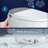 Smart Bidet Toilet, Smart Toilet with Bidet Built in, Pump-assisted Flush, Foot Sensor Operation, Warm Water, Heated Seat, Air Dryer, Digital Display (TC-100GE)