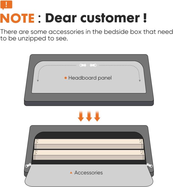 Sweetcrispy Full Platform Bed Frame with Headboard, No Box Spring Needed, Linen Upholstered Bed Frame with Wood Slats Support, Noise Free, Perfect for a Peaceful Night's Sleep, Grey