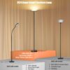 2024 LED Floor Lamp, 40W 4000LM Super Bright Floor Lamps for Living Room Bedroom with Remote & Timer, Torchiere Floor Lamp Stepless Dimmable 2700K-6500K Tall Standing Light Works with Smart Plug