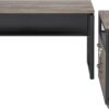 Tribesigns Office Computer Desk with Cabinet Sets,55 inches Executive Desk with Mobile File Cabinet Drawers Shelves for Home Office Furniture (1 Desk + 1 Cabinet)