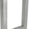 Shower Door Handle 6 inch Center-to-Center Square in Brushed Nickel Back to Back, for Frameless Glass Shower Door, Easy to Install, Stainless Steel, Modern Bathroom Hardware