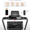Walking Pad Treadmill with Incline, 2 in 1 Foldable Treadmills for Home Small Office, 300lbs Portable Compact Under Desk Treadmill with App, Remote Control and LED Display