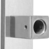 Door Pull Handles 24inch Square Solid Standoffs Heavy-Duty Commercial Grade-304 Stainless Steel Modern Commercial Interior Exterior Door Pull Push Two Side Glass Barn Door Handle Brushed Finish